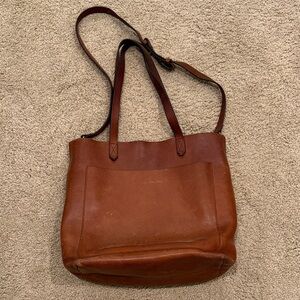 Madewell Transport Tote in English Saddle